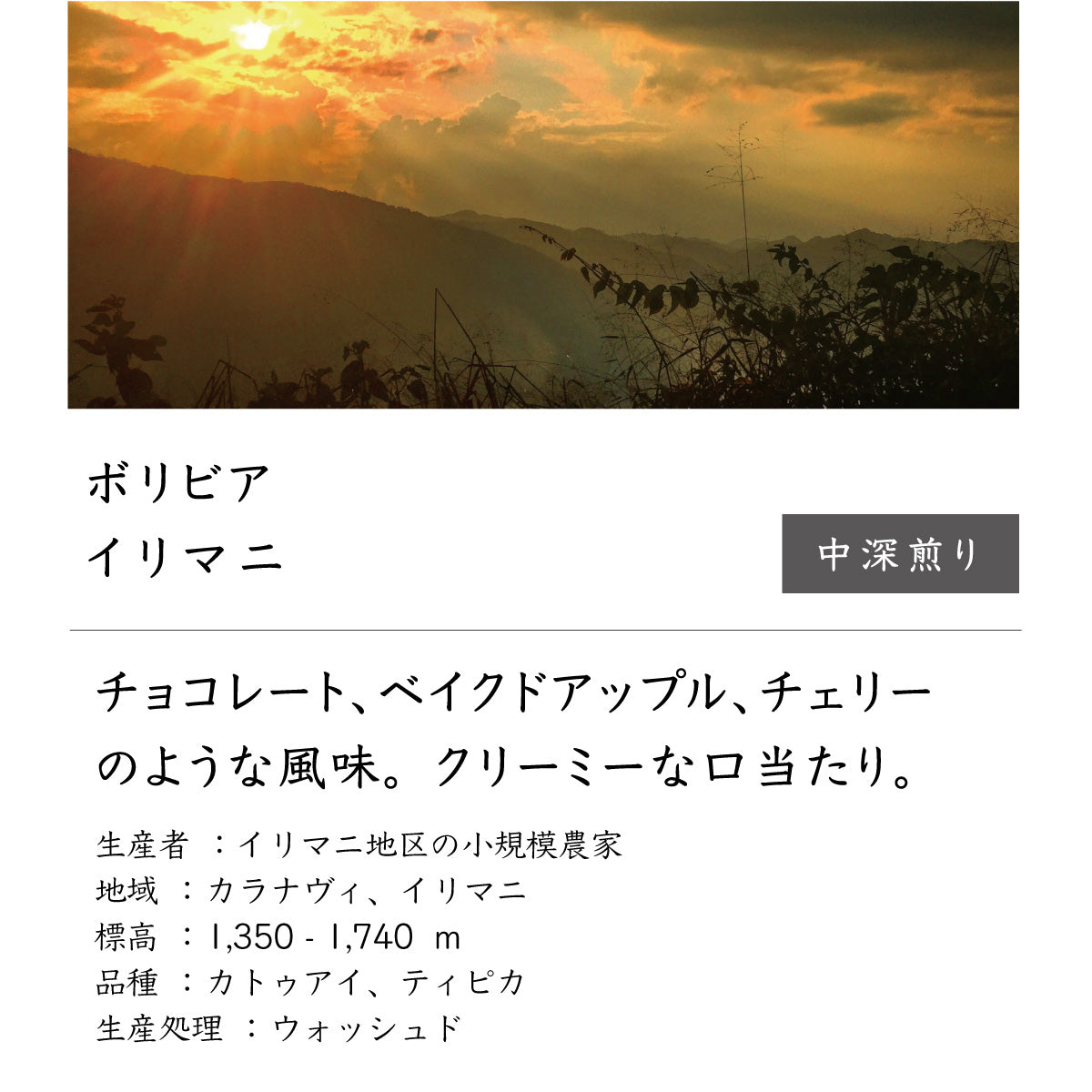 ボリビア イリマニ