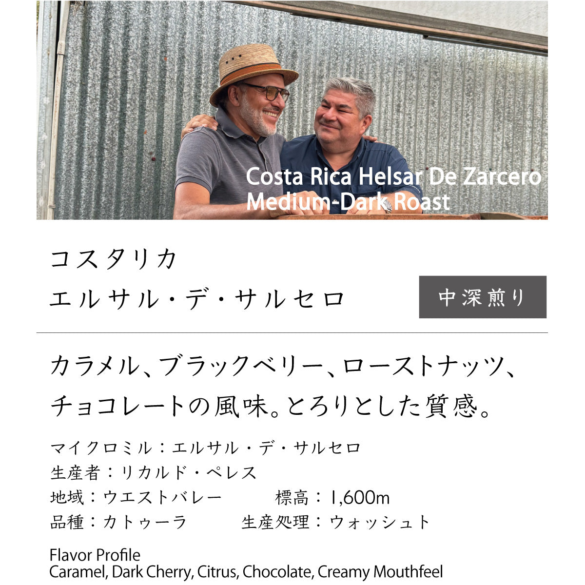 コスタリカ　エルサル・デ・サルセロ